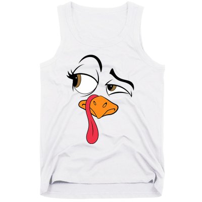 Funny Turkey Cool Turkey Thanksgiving Costume Tank Top