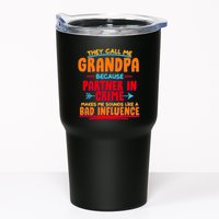 Funny They Call Me Grandpa Partner In Crime Makes Me Sound Like A Bad Influence Tumbler