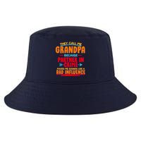 Funny They Call Me Grandpa Partner In Crime Makes Me Sound Like A Bad Influence Cool Comfort Performance Bucket Hat