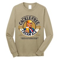 Funny Trump Cackle Free Cream Ale Beer Pun Long Sleeve Shirt