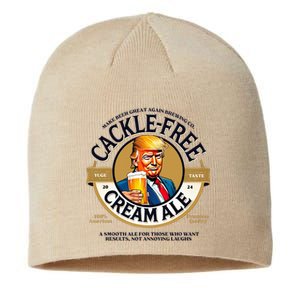 Funny Trump Cackle Free Cream Ale Beer Pun Sustainable Beanie