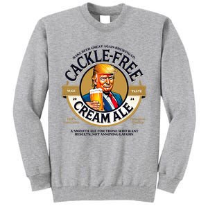 Funny Trump Cackle Free Cream Ale Beer Pun Tall Sweatshirt