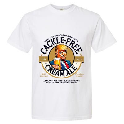 Funny Trump Cackle Free Cream Ale Beer Pun Garment-Dyed Heavyweight T-Shirt