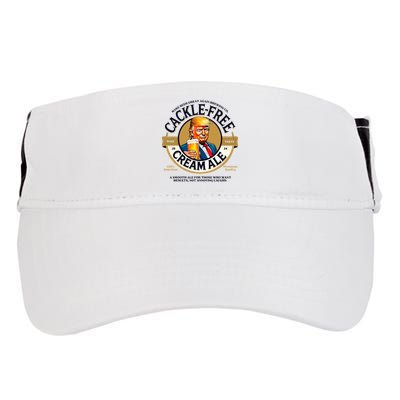Funny Trump Cackle Free Cream Ale Beer Pun Adult Drive Performance Visor
