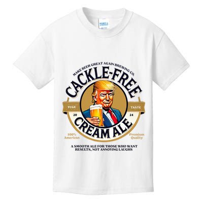Funny Trump Cackle Free Cream Ale Beer Pun Kids T-Shirt