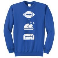 Football Turkey Couch Thanksgiving Sports Sweatshirt