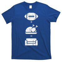 Football Turkey Couch Thanksgiving Sports T-Shirt