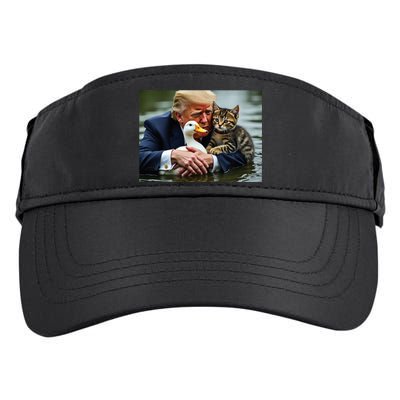 Funny Trump Cat And Duck Memes Christmas Halloween Vote Sign Adult Drive Performance Visor