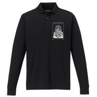 Funny Tarot Card Zero Of Fucks Occult Tarot Reader Reading Performance Long Sleeve Polo