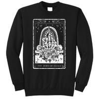 Funny Tarot Card Zero Of Fucks Occult Tarot Reader Reading Sweatshirt