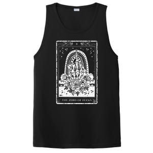 Funny Tarot Card Zero Of Fucks Occult Tarot Reader Reading PosiCharge Competitor Tank