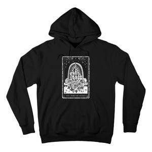 Funny Tarot Card Zero Of Fucks Occult Tarot Reader Reading Tall Hoodie