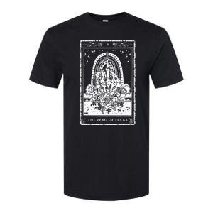 Funny Tarot Card Zero Of Fucks Occult Tarot Reader Reading Softstyle CVC T-Shirt