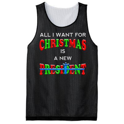 Funny Trump Christmas Anti Biden 2020 Voter Mesh Reversible Basketball Jersey Tank