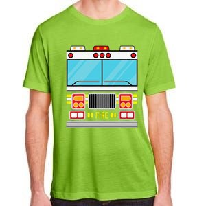 Fire Truck Costume Simple Easy Halloween Group Costume Adult ChromaSoft Performance T-Shirt