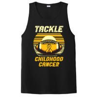 Football Tackle Childhood Cancer Awareness PosiCharge Competitor Tank