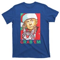 Funny Trump Cat Grab' Em Vintage Retro Christmas Trump Gift T-Shirt