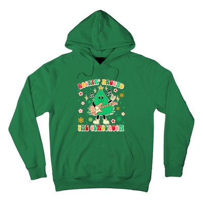 Funny Teacher Christmas Tree Vibes Rockin Around The Classroom Xmas Gift Hoodie