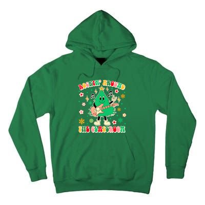 Funny Teacher Christmas Tree Vibes Rockin Around The Classroom Xmas Gift Tall Hoodie