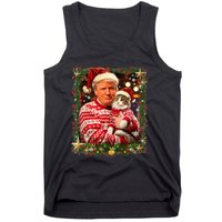 Funny Trump Christmas Sweater For Cat Lovers Ugly Xmas Sweatshirt Tank Top