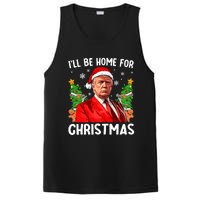 Funny Trump Christmas Santa Hat ILl Be Home For Christmas PosiCharge Competitor Tank