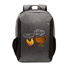 Funny Thanksgiving Chicken Vs Turkey Vector Backpack