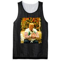 Funny Trump Christmas Sweater For Cat Lovers Xmas Pajamas Mesh Reversible Basketball Jersey Tank