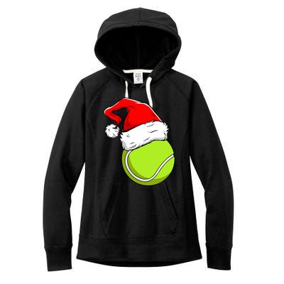 Funny Tennis Coach Player Gift Ball Christmas Xmas Holiday Gift Women's Fleece Hoodie