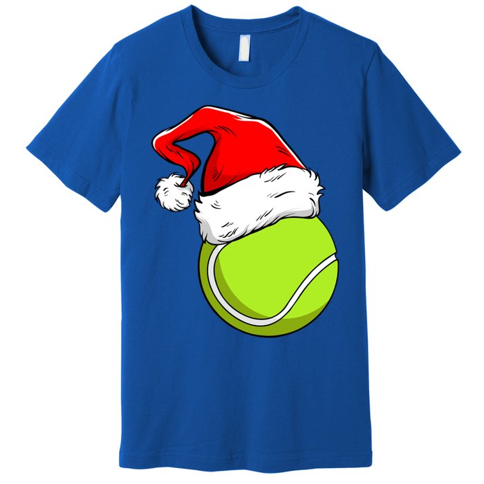 Funny Tennis Coach Player Gift Ball Christmas Xmas Holiday Gift Premium T-Shirt