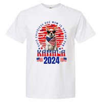 Funny This Childless Dog Mom Is Voting Kamala Harris 2024 Garment-Dyed Heavyweight T-Shirt