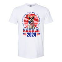 Funny This Childless Dog Mom Is Voting Kamala Harris 2024 Softstyle CVC T-Shirt