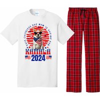 Funny This Childless Dog Mom Is Voting Kamala Harris 2024 Pajama Set