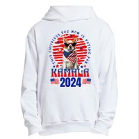 Funny This Childless Dog Mom Is Voting Kamala Harris 2024 Urban Pullover Hoodie