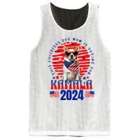 Funny This Childless Dog Mom Is Voting Kamala Harris 2024 Mesh Reversible Basketball Jersey Tank