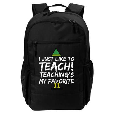 Funny Teacher Christmas Teaching Is My Favorite Backpack
