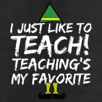 Funny Teacher Christmas Teaching Is My Favorite Beanie