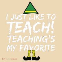 Funny Teacher Christmas Teaching Is My Favorite Apron
