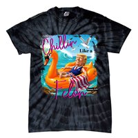 Funny Trump Chillin Like A Felon Tie-Dye T-Shirt