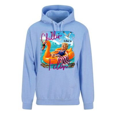 Funny Trump Chillin Like A Felon Unisex Surf Hoodie