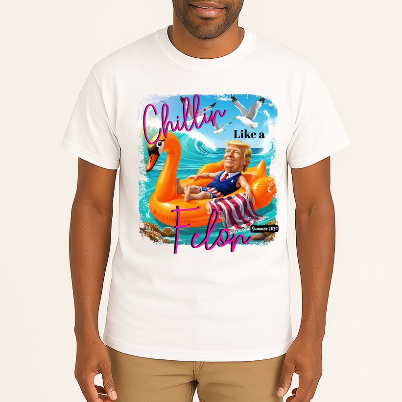 Funny Trump Chillin Like A Felon Tall T-Shirt