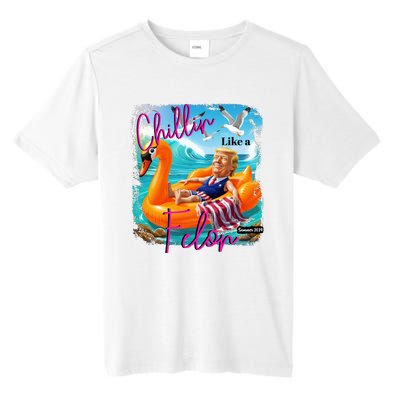 Funny Trump Chillin Like A Felon Tall Fusion ChromaSoft Performance T-Shirt