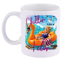 Funny Trump Chillin Like A Felon 11oz C Handle Ceramic Mug