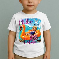 Funny Trump Chillin Like A Felon Toddler T-Shirt