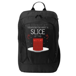 Funny Thanksgiving Canned Cranberry Sauce City Backpack