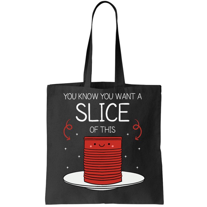 Funny Thanksgiving Canned Cranberry Sauce Tote Bag