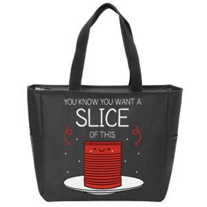 Funny Thanksgiving Canned Cranberry Sauce Zip Tote Bag