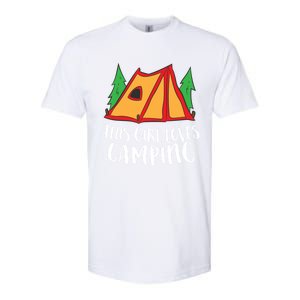 Funny Tent Camping This Loves Camping Funny Gift Softstyle® CVC T-Shirt