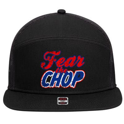 Fear The Chop Legendary Atlanta Baseball TShirt 7 Panel Mesh Trucker Snapback Hat
