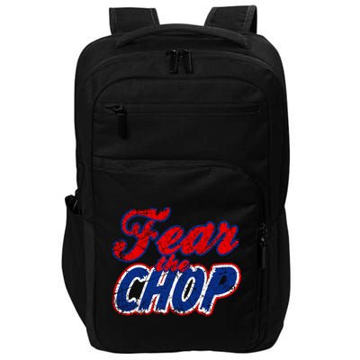Fear The Chop Legendary Atlanta Baseball TShirt Impact Tech Backpack