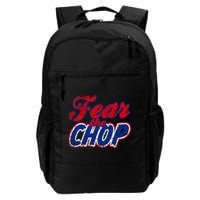 Fear The Chop Legendary Atlanta Baseball TShirt Backpack